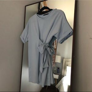 BooHoo Petite Tie was it T-shirt dress